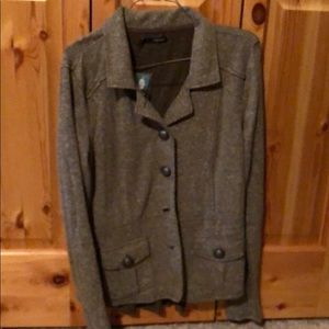 Jacket. Long sleeve. Cute ruffled back.